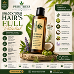 Puretress Herbal Hair Oil | Growth & Anti Hair Fall