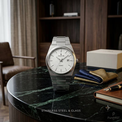 Men's Classic Silver Quartz Watch