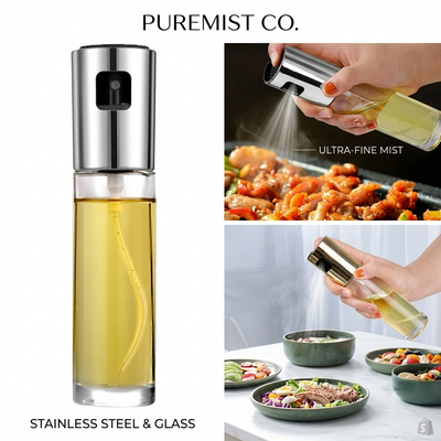 Premium Oil Spray Bottle | Healthy Cooking