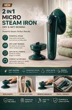 Portable Mini Steam Iron & Steamer