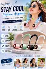 Portable Rechargeable Neck Fan