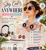 Portable Rechargeable Neck Fan
