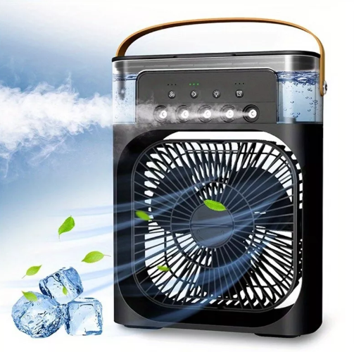 Mini Air Cooler & Humidifier |  Color Night Light and cool
