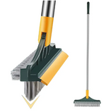 3-in-1 Floor Scrub Brush with Squeegee
