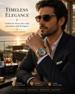 Men's Luxury Diamond Dial Watch