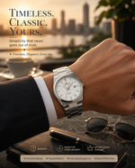 Men's Classic Silver Quartz Watch